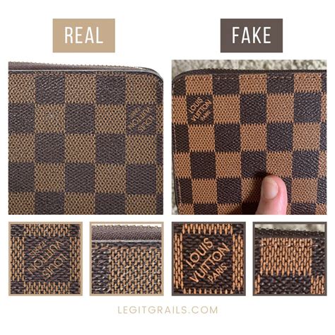 how to tell a fake louis vuitton checked wallet|louis vuitton wallet authenticity check.